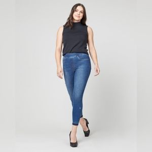 Spanx Distressed Ankle Skinny Jeans